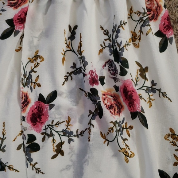 SALE⚡AMAZING WHITE  BOHO FLORAL MAXI - Picture 4 of 8